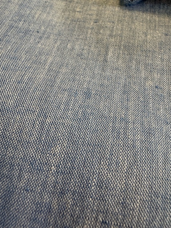 Tuckernuck Chadwick Chambray Dress | Coastal Preppy Blue | Size L - Picture 10 of 11